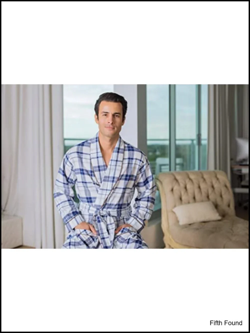 Shawl Collar Flannel Fleece Robe Full Length with Tie Cotton
